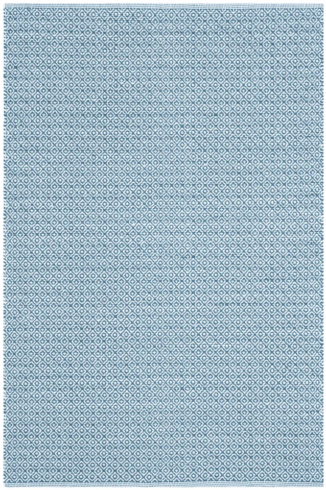 Arlo Home Hand Woven Area Rug, MTK717C, Ivory/Blue,  4' X 6'