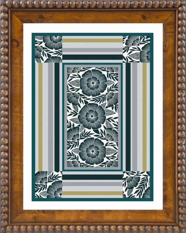 Botanical Frame 1 by Katharine Watson for Artfully Walls