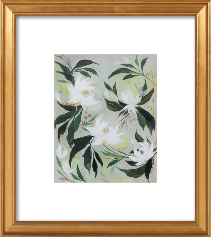 White Gardenia by Rachel Roe for Artfully Walls