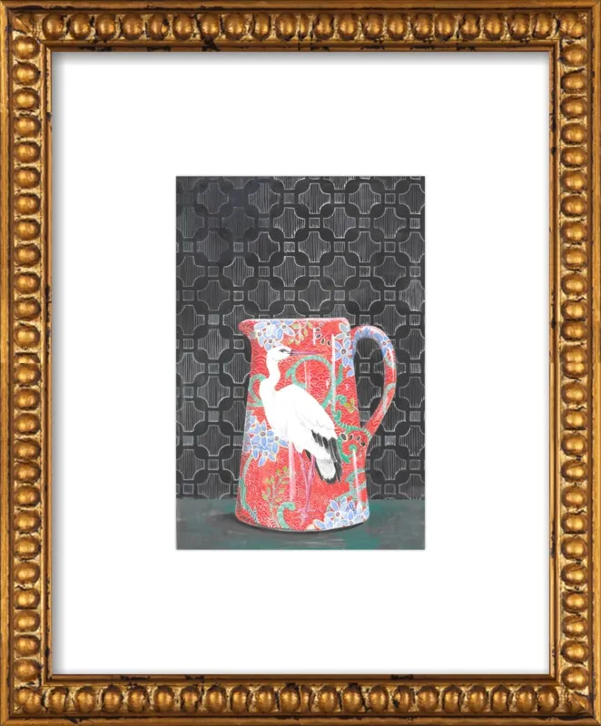 Red Vase by Miri Eshet for Artfully Walls