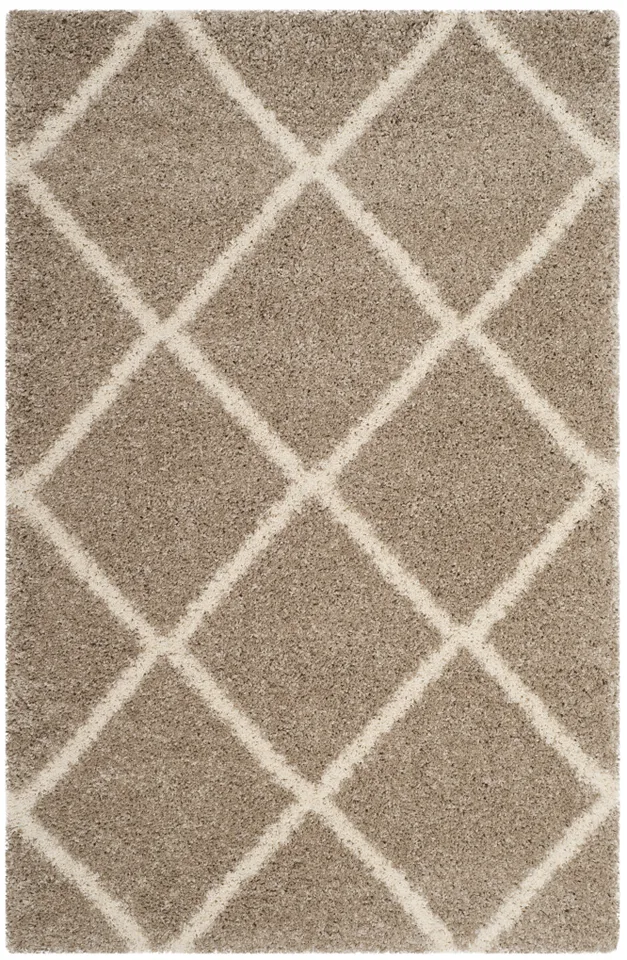 Arlo Home Woven Area Rug, SGH281S, Beige/Ivory,  4' X 6'