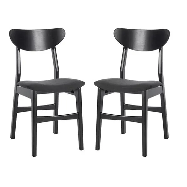 Heitor Retro Upholstered Dining Chair, Set of 2