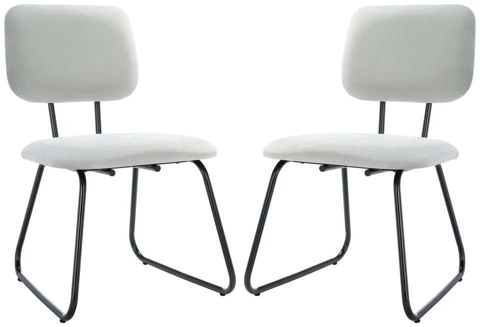 Chavelle Side Chair, Set Of 2 - Grey / Black