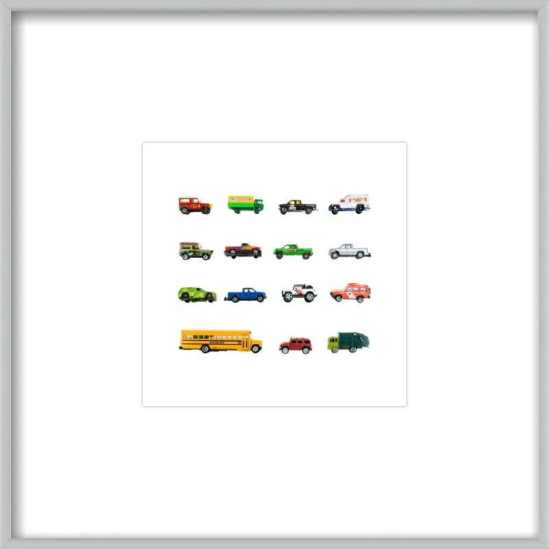 Vintage Toy Trucks by Jennifer Steen Booher for Artfully Walls