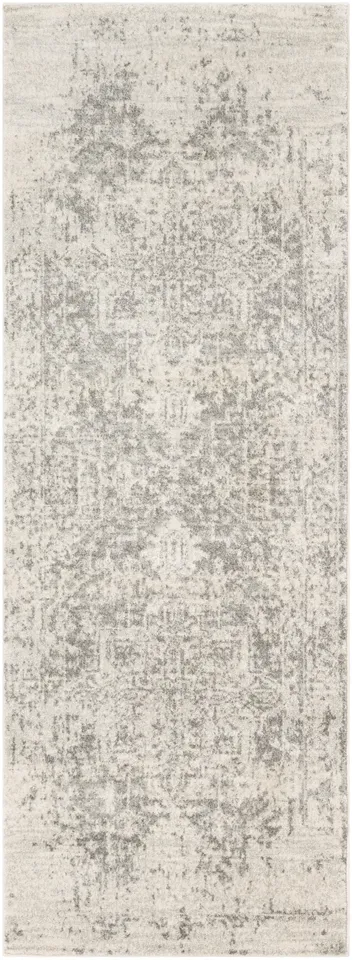 Harput Beige Indoor 2'7" x 18' Machine Woven Rug