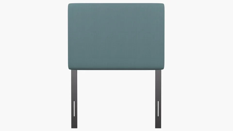 Square Back Headboard, Seaglass Everyday Linen, Twin