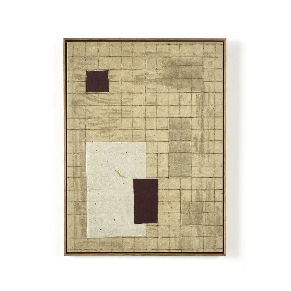 Grid-Seoul I by Jade Dacay - Vertical Grain White Oak Floater