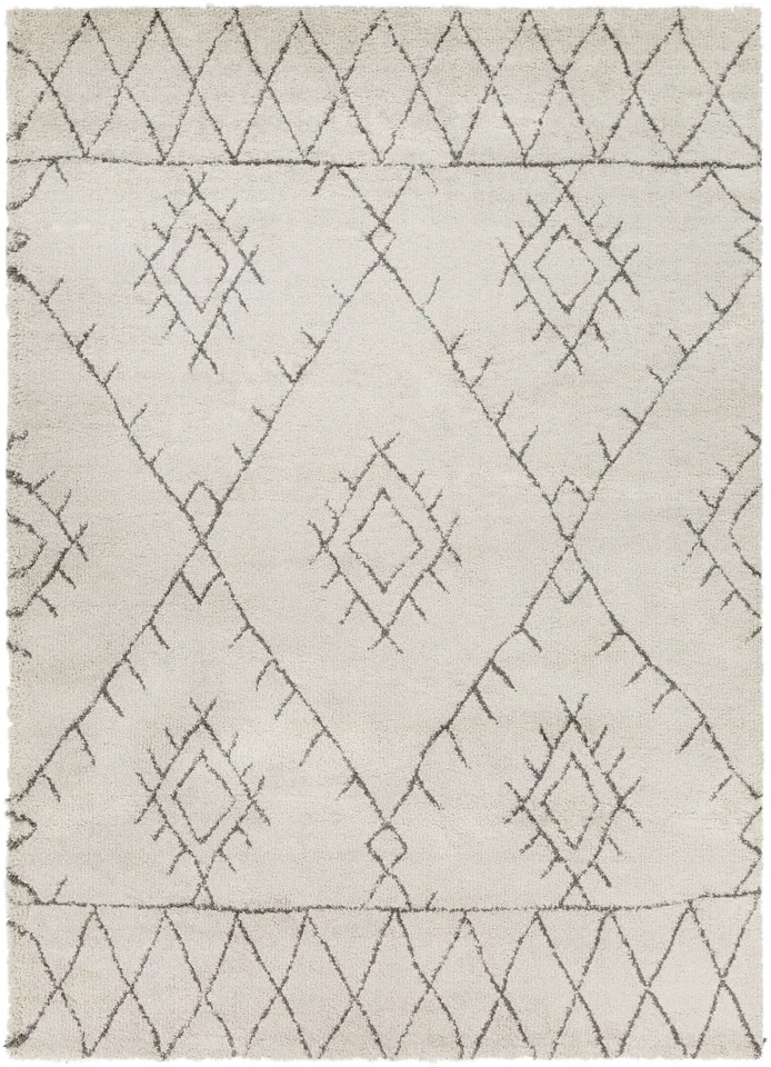 Wilder Beige Indoor 7'10" x 10'10" Machine Woven Rug