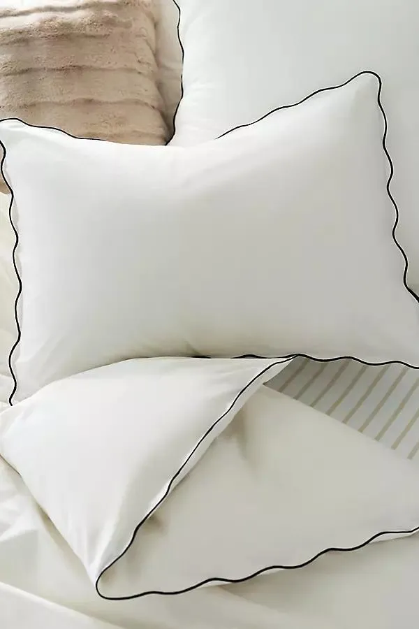 100% Cotton Marrow Scalloped Edge Duvet