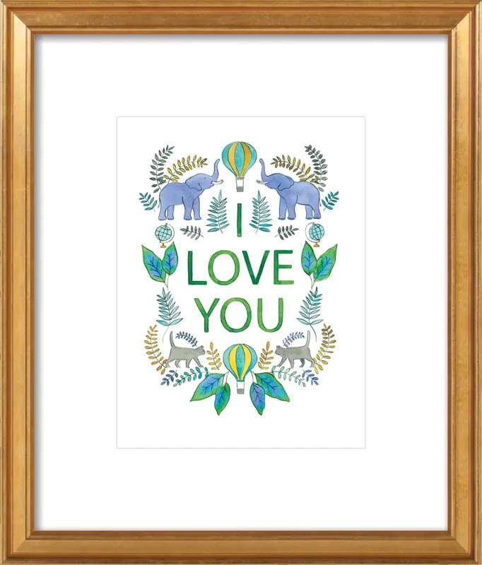 I Love You by Rachel Rogers for Artfully Walls