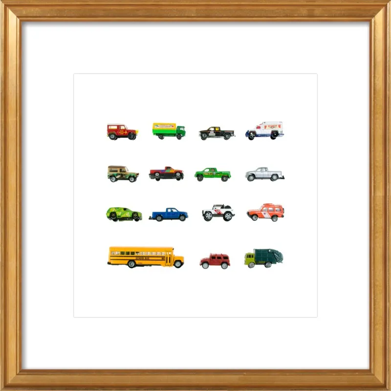 Vintage Toy Trucks by Jennifer Steen Booher for Artfully Walls