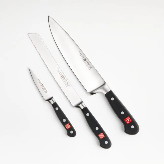 Wusthof ® Classic Black 3-Piece Starter Set