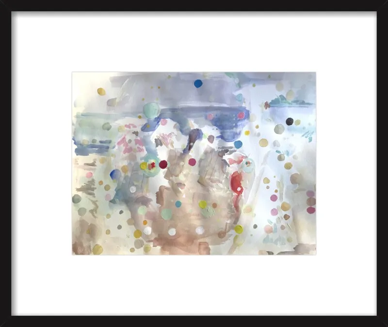 Beach scene (from memory)  by Hannah Dean for Artfully Walls