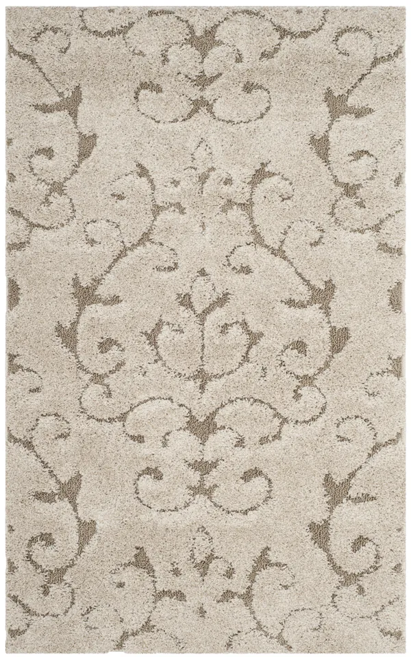 Arlo Home Woven Area Rug, SG470-1113, Cream/Beige,  3' 3" X 5' 3"