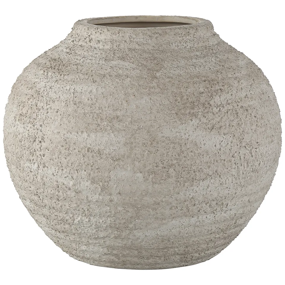 Sparta 7 1/2" High Pumice Gray Ceramic Vase