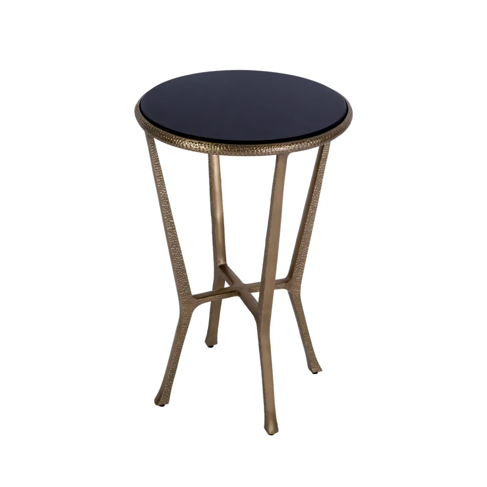 Ivy Antique Gold Side Table