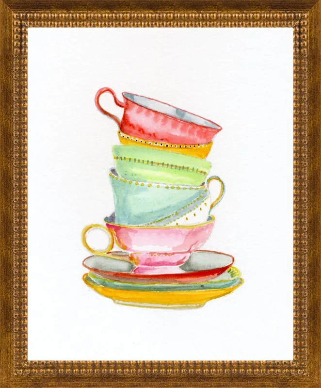 Teacups by Miri Eshet for Artfully Walls