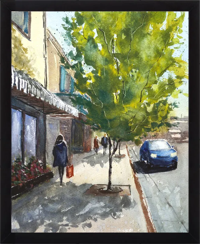 Shops in Laguna by Lauren Dusing for Artfully Walls