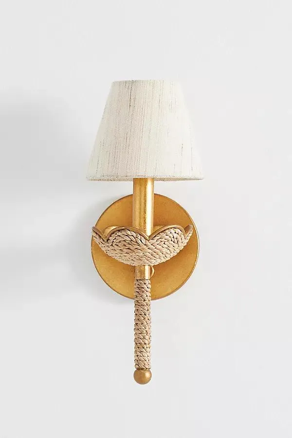 Vichy Linen Wall Sconce