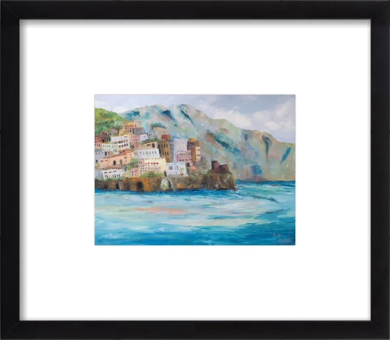 Amalfi Coast by Renee A Ortiz for Artfully Walls