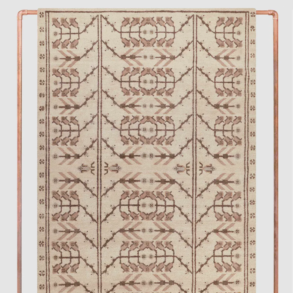 The Citizenry Astrid Hand-Knotted Area Rug | 8' x 10' | Rose