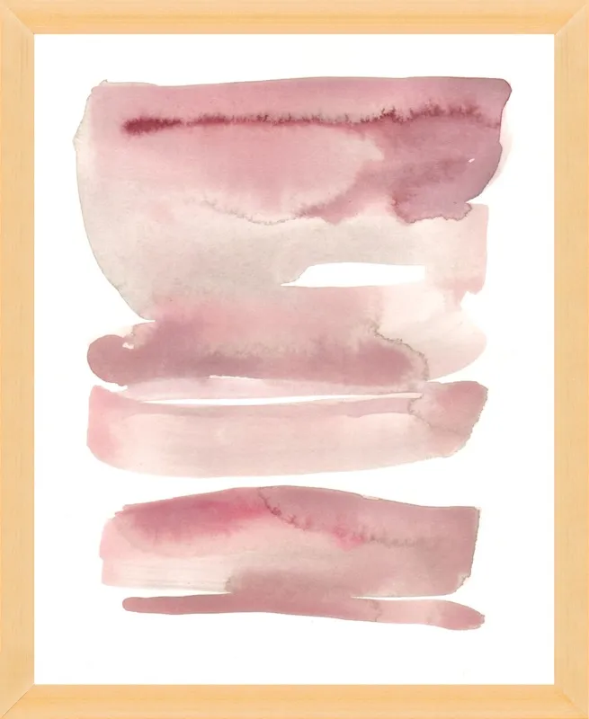 pink waves by Kelly Witmer for Artfully Walls