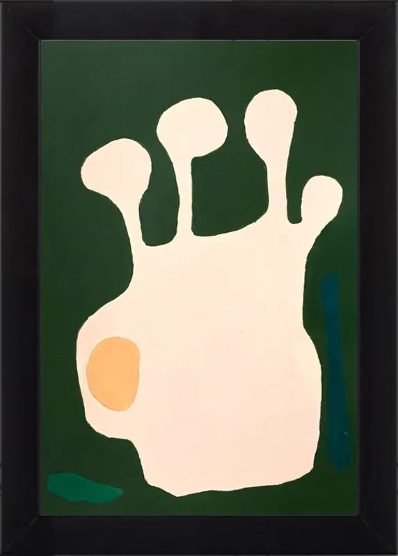 Nectarine Vase, abstraction 11 by Neicy Frey by Neicy Frey for Artfully Walls