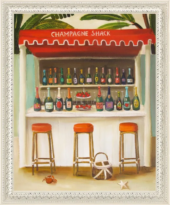 Champagne Shack by Janet Hill for Artfully Walls