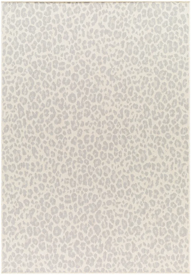 Ravello Beige Outdoor 5'3" x 7' Machine Woven Rug