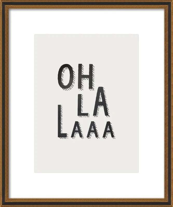 Oh la la by Lonneke de Roos - Kind of Style for Artfully Walls