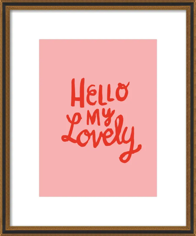 Hello My Lovely by Paula Mills for Artfully Walls