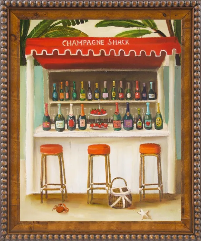 Champagne Shack by Janet Hill for Artfully Walls
