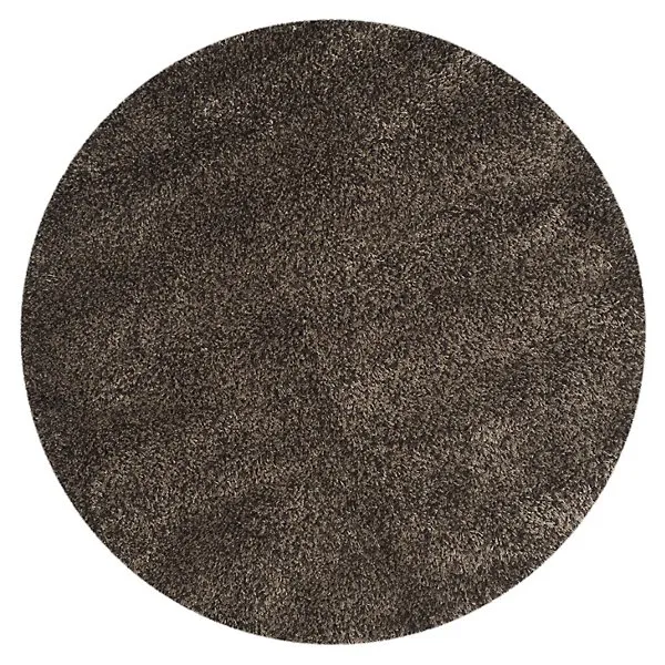 Cozy Shag Solid Neutral Area Rug