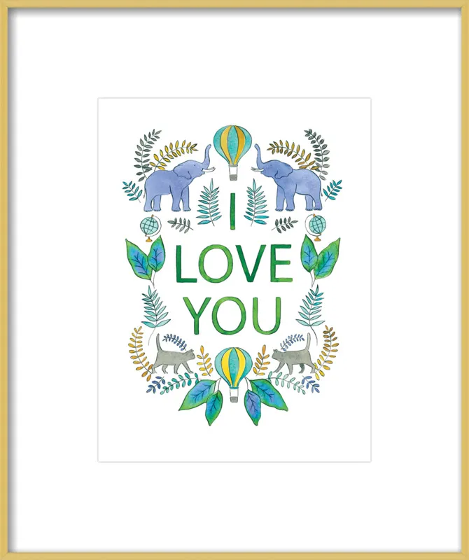 I Love You by Rachel Rogers for Artfully Walls