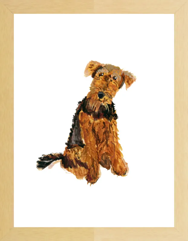 Airedale by Jackie Mancuso for Artfully Walls