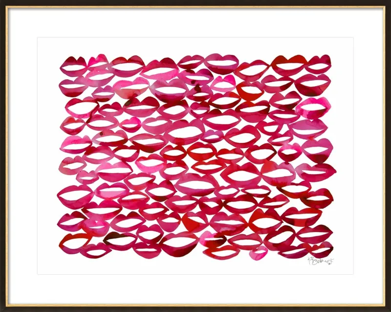 Juicy Lips by Kate Roebuck for Artfully Walls