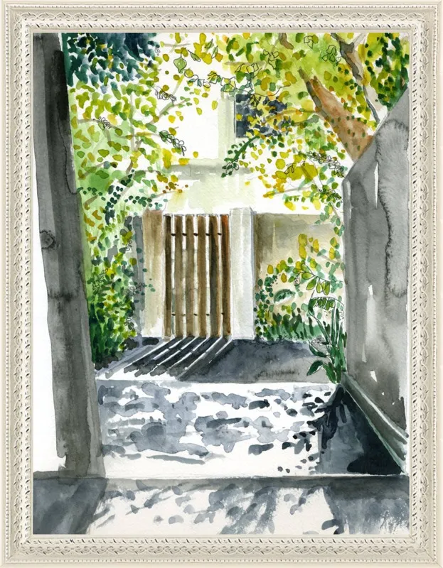 Garden Gate by Miri Eshet for Artfully Walls
