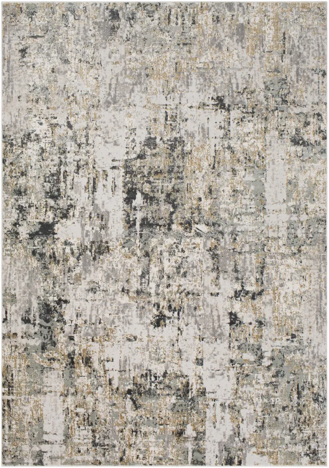 Quatro Beige Indoor 7'10" x 10'2" Machine Woven Rug