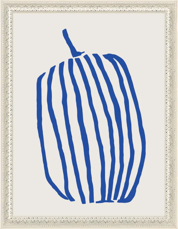 Striped pumpkin by Jessica Nielsen for Artfully Walls
