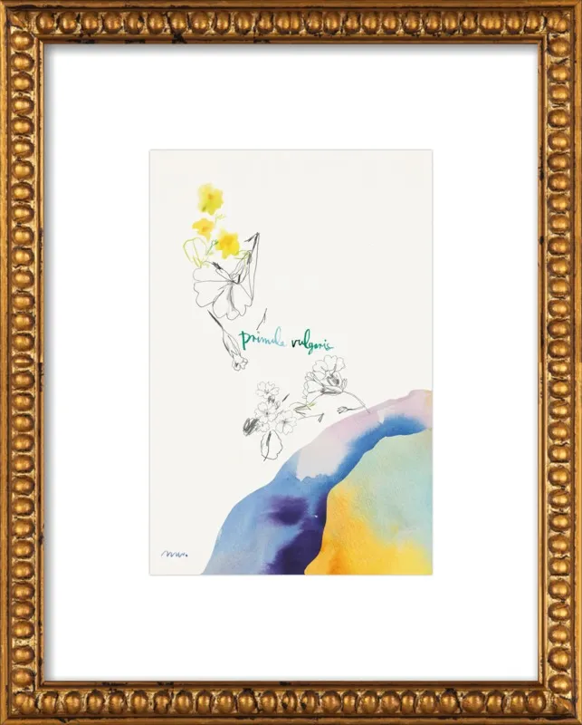 Primula Vulgaris by META WRABER for Artfully Walls