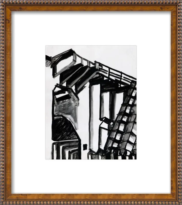 Ore Dock on Lake Superior by Megan Williamson for Artfully Walls