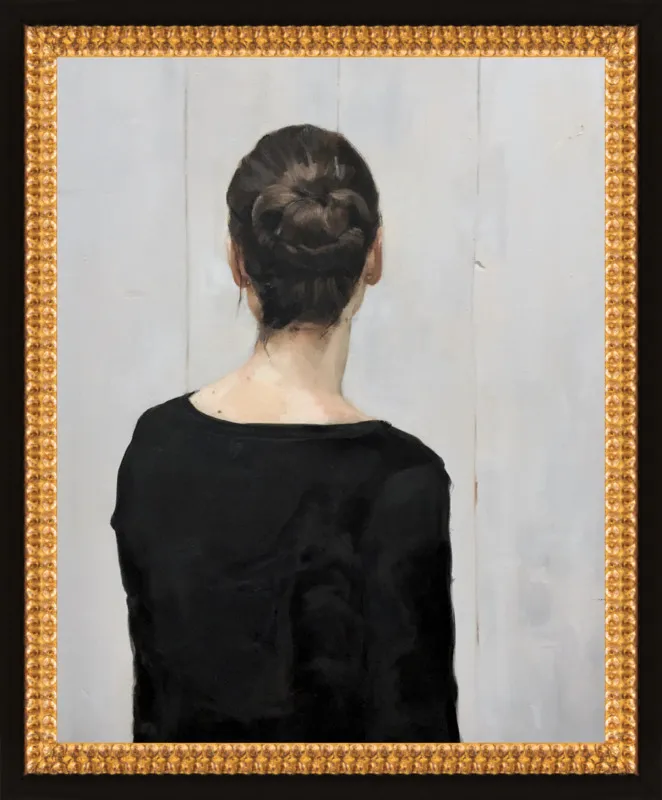 Portrait of a young woman by Philine van der Vegte for Artfully Walls