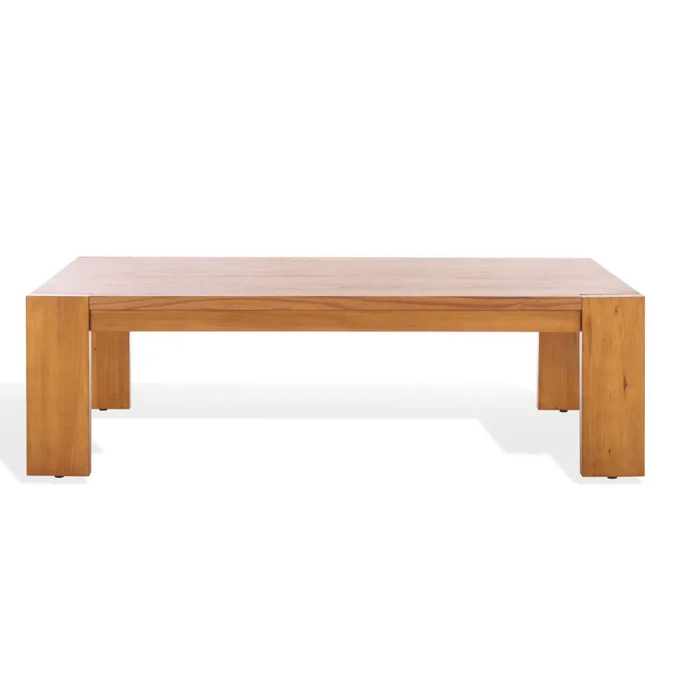 Nikole Rectangle Wood Accent Table - Natural