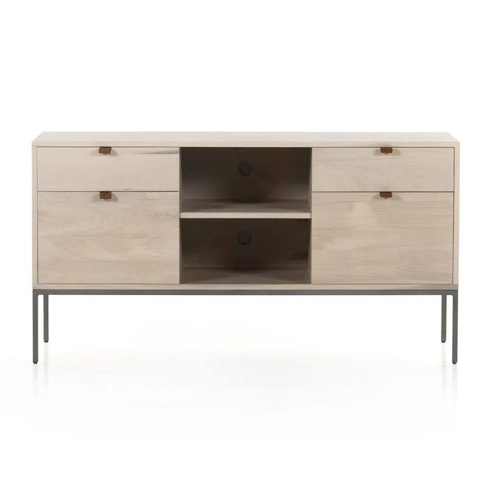 Trey Modular Filing Credenza - Dove Poplar
