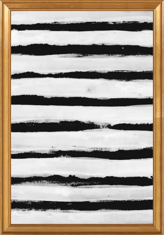 Black and White Stripes by Georgiana Paraschiv for Artfully Walls
