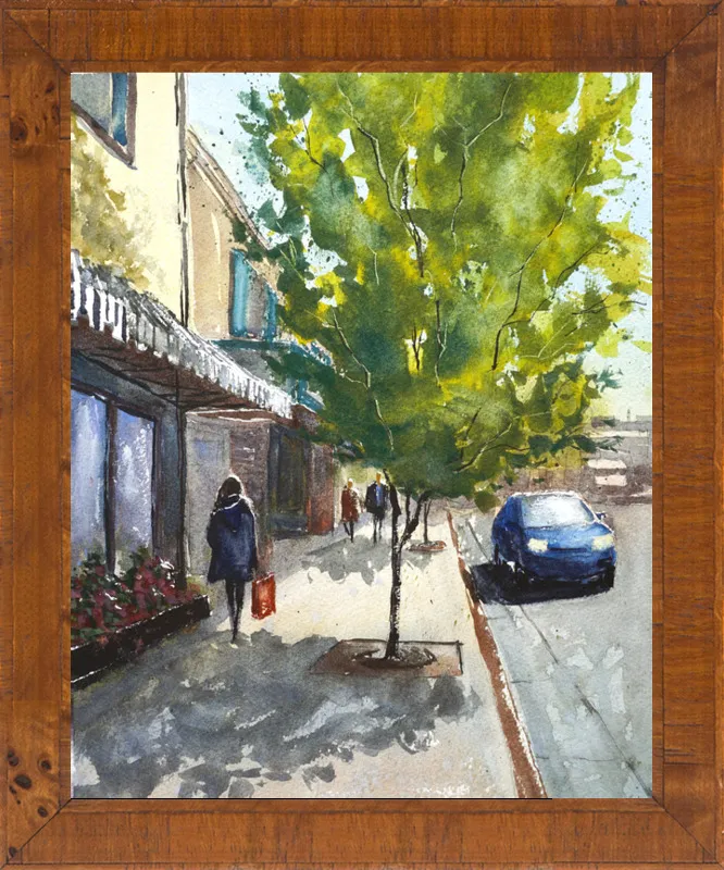 Shops in Laguna by Lauren Dusing for Artfully Walls