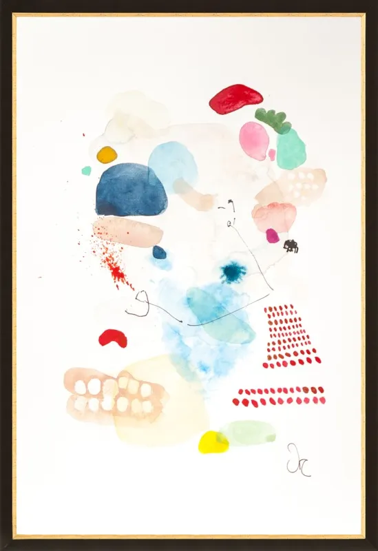 Red diamonds by Victoria Gonzalez for Artfully Walls