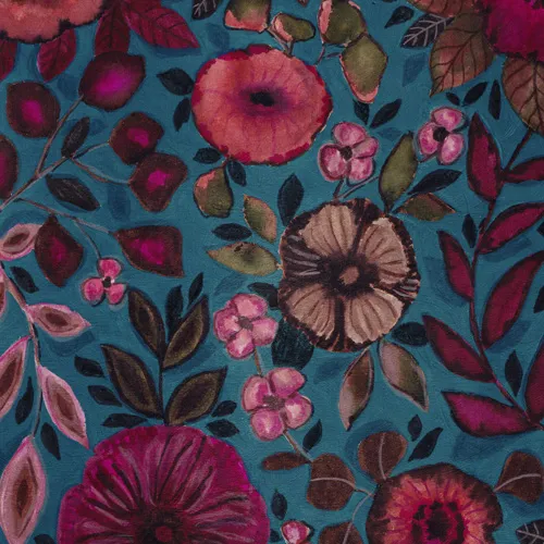 Moody Blooms 03 by Viviana Gonzalez - Shower Curtain Standard 71" x 74" with Liner