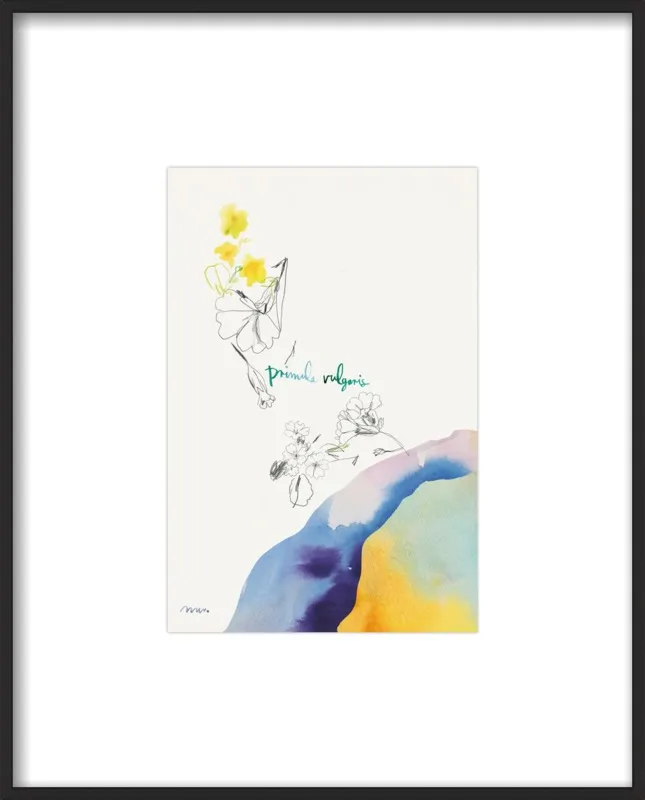 Primula Vulgaris by META WRABER for Artfully Walls
