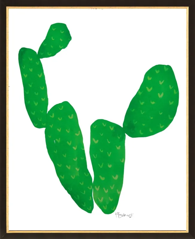 Green Cacti by Kate Roebuck for Artfully Walls